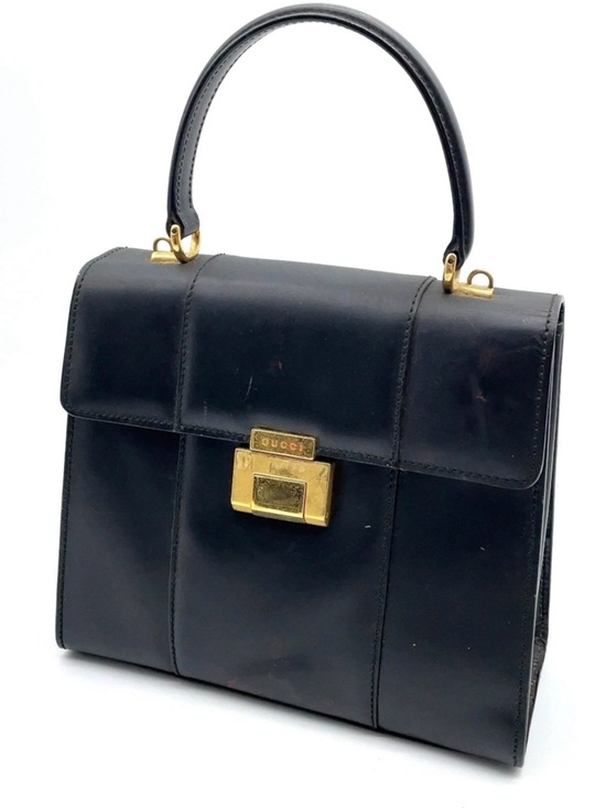 Gucci Handbags - Authentic GUCCI Leather Black
2Way Handbag